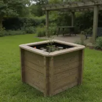 Wooden Pond 1m x 1m – 831mm Height – 44mm Thick Wall