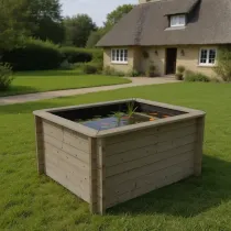 Wooden Pond 2m x 1m – 965mm Height – 44mm Thick Wall