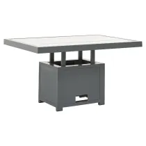 Tutbury Rectangular Dual Height Table
