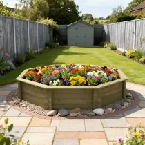 Raised Garden Bed – 10ft Octagonal – 563mm Height