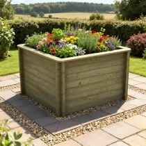 Raised Garden Bed – 1.5m x 1.5m – 1099mm Height