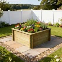 Raised Garden Bed – 1.5m x 1.5m – 697mm Height