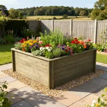 Raised Garden Bed – 1.5m x 1.5m – 831mm Height