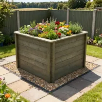 Raised Garden Bed – 1.5m x 1.5m – 965mm Height