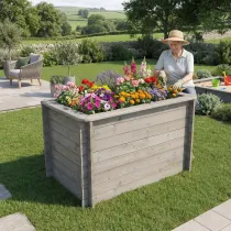Raised Garden Bed – 1.5m x 1m – 1099mm Height