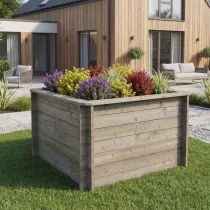 Raised Garden Bed – 1.5m x 1.5m – 965mm Height