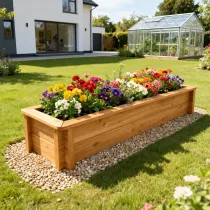 Raised Garden Bed – 2m x 0.5m – 295mm Height