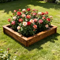 Raised Garden Bed – 2m x 2m – 295mm Height