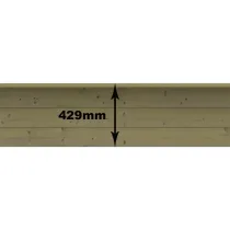 Raised Garden Bed – 6ft Octagonal – 429mm Height