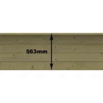 Raised Garden Bed – 8ft Octagonal – 563mm Height