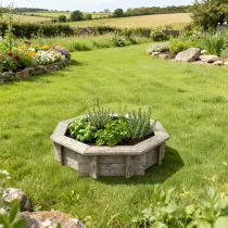 Raised Garden Bed – 4ft Octagonal – 295mm Height