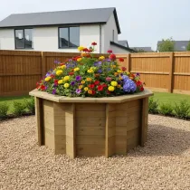 Raised Garden Bed – 4ft Octagonal – 563mm Height