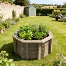 Raised Garden Bed – 4ft Octagonal – 563mm Height