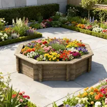 Raised Garden Bed – 6ft Octagonal – 429mm Height