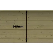 Raised Garden Bed – 1.5m x 1m – 965mm Height