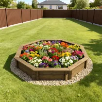Raised Garden Bed – 8ft Octagonal – 295mm Height