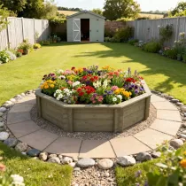Raised Garden Bed – 8ft Octagonal – 563mm Height