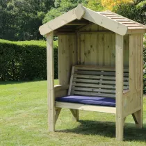 Cottage Enclosed Arbour Seats 2