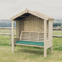 Cottage Enclosed Arbour Seats 3