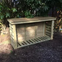 Heavy Duty Slatted Log Store 4ft x 6ft