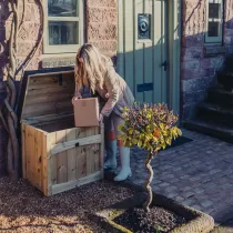 Wooden Parcel Box