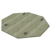 Heavy Duty Wooden Lid for 4ft Octagonal Sand Pit
