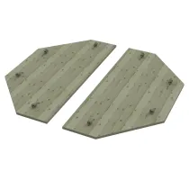 Heavy Duty Wooden Lid for 6ft Octagonal Sand Pit