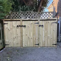 Triple Wheelie Bin Store
