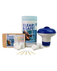 Clear & Safe 1kg 20g Chlorine Tablet Kit