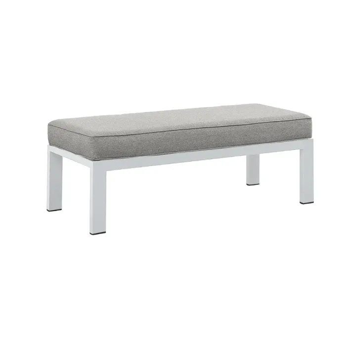 White Tutbury Large Bench