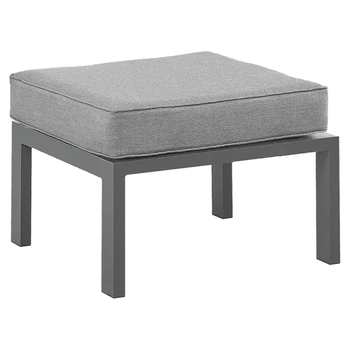Grey Tutbury Footstool