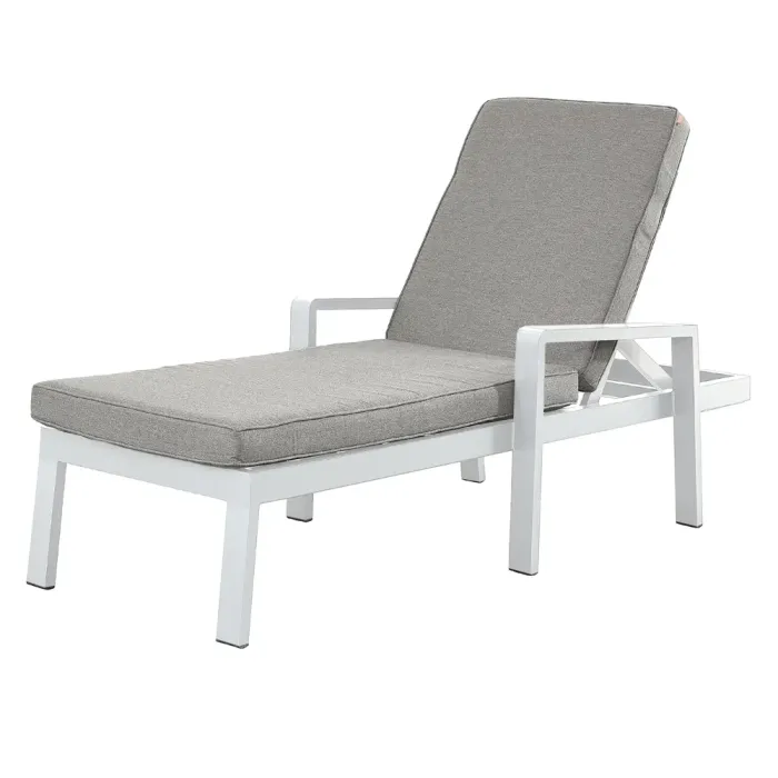 White Tutbury lounger