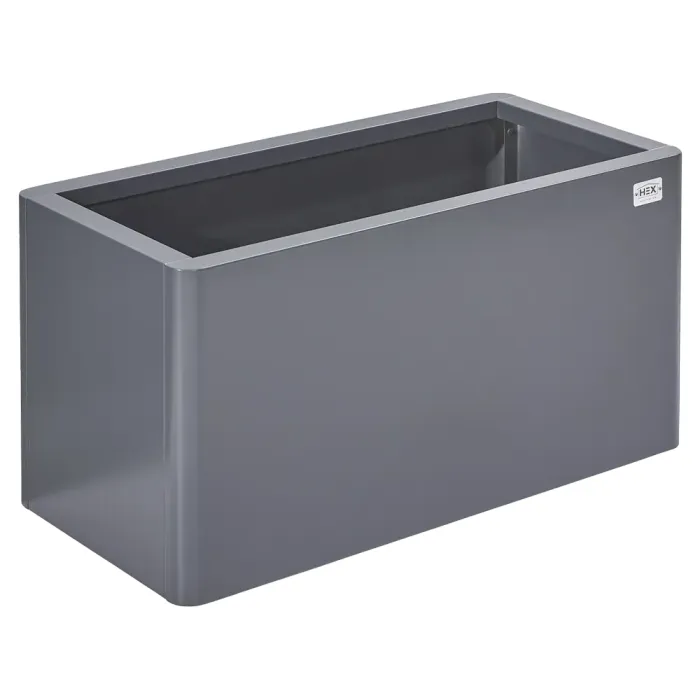 Hanbury Grey Colour Planter - 800 x 400 x 400