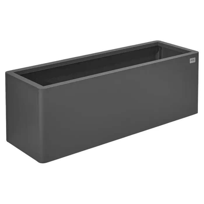 Hanbury Grey Colour Planter - 1200 x 400 x 400