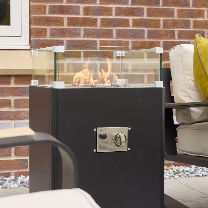 Grey Sandon Firepit Tower