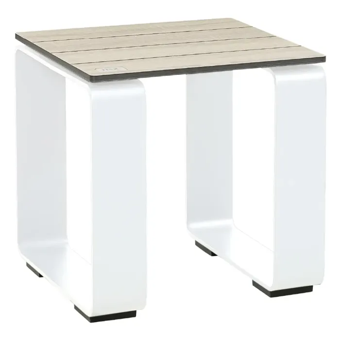 White Sandon Side Table