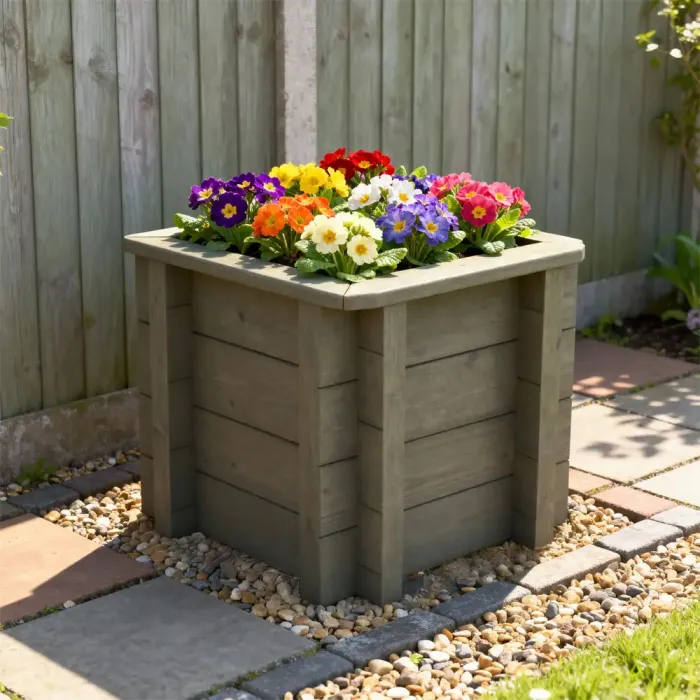 Raised Garden Bed – 0.5m x 0.5m – 563mm Height
