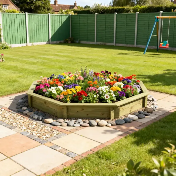 Raised Garden Bed – 10ft Octagonal – 295mm Height