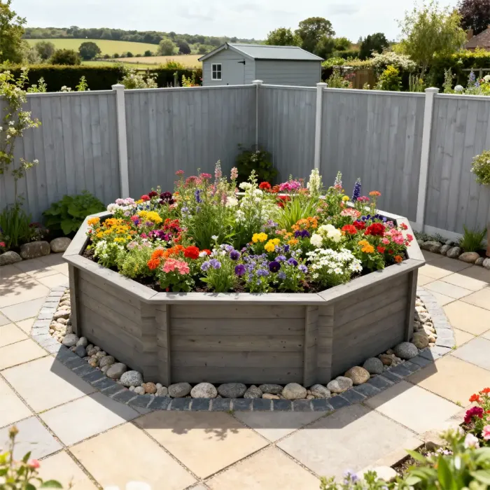 Raised Garden Bed – 10ft Octagonal – 697mm Height
