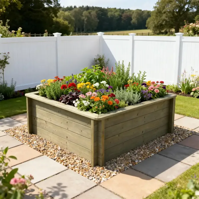 Raised Garden Bed – 1.5m x 1.5m – 563mm Height