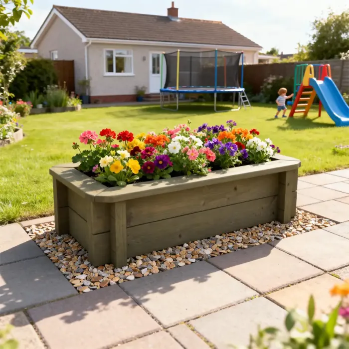Raised Garden Bed – 1m x 0.5m – 295mm Height