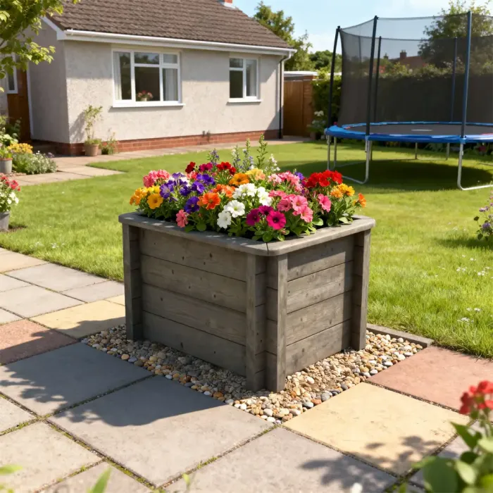 Raised Garden Bed - 1m x 0.5m - 563mm Height
