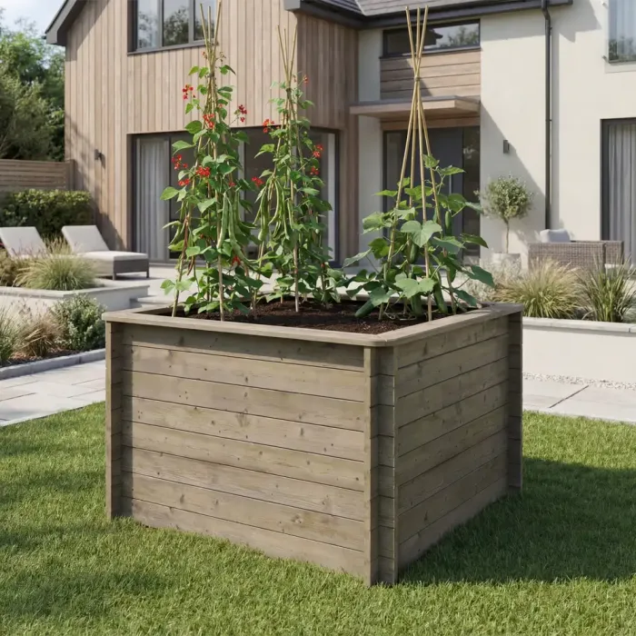 Raised Garden Bed – 1.5m x 1.5m – 1099mm Height