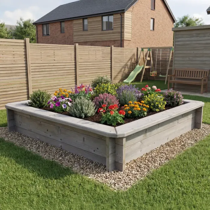 Raised Garden Bed – 1.5m x 1.5m – 295mm Height