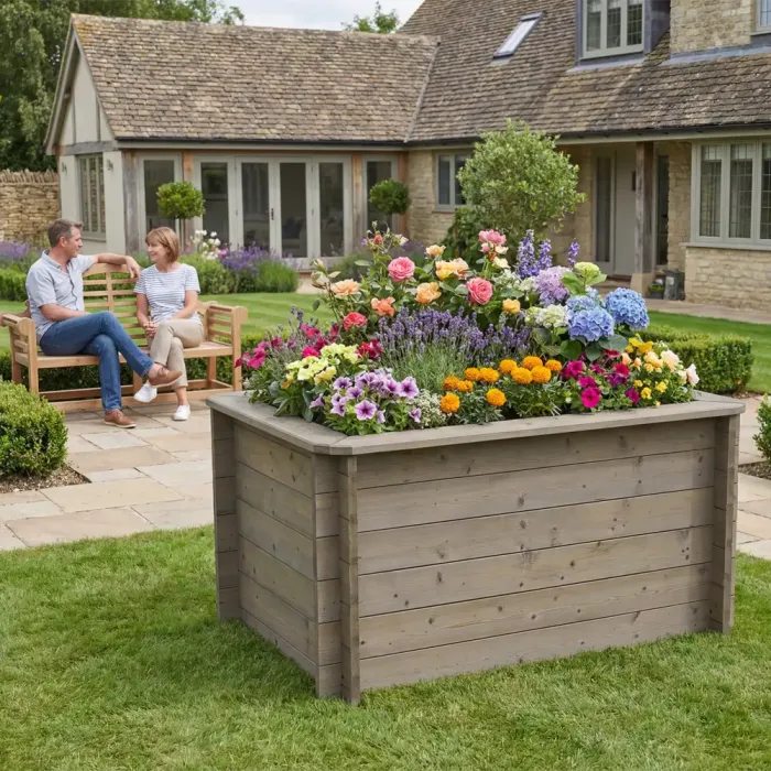 Raised Garden Bed – 1.5m x 1m – 831mm Height