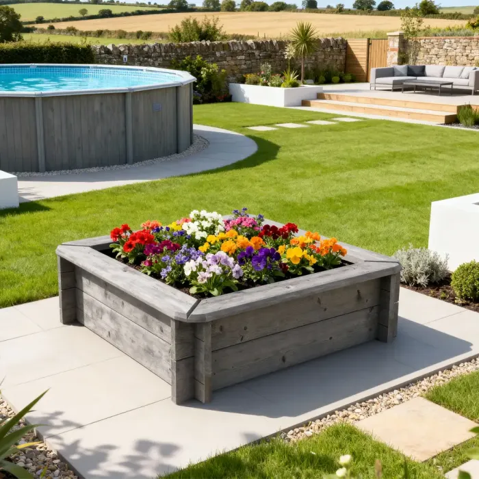 Raised Garden Bed – 1m x 1m – 295mm Height