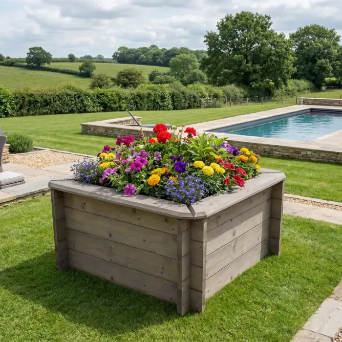 Raised Garden Bed – 1m x 1m – 563mm Height