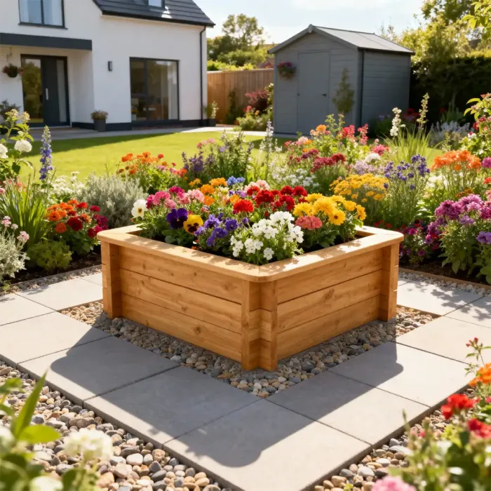 Raised Garden Bed – 1m x 1m – 429mm Height