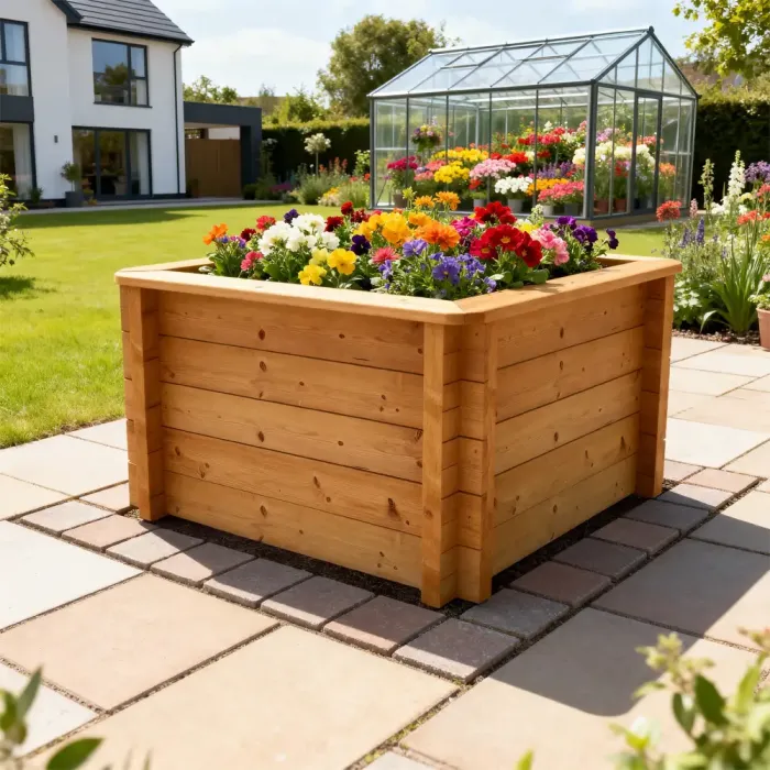 Raised Garden Bed – 1m x 1m – 697mm Height