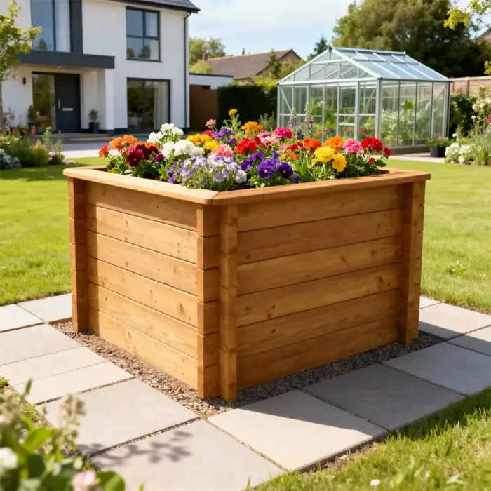 Raised Garden Bed – 1m x 1m – 831mm Height